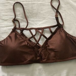 Issa de’ mar cross cross bikini top